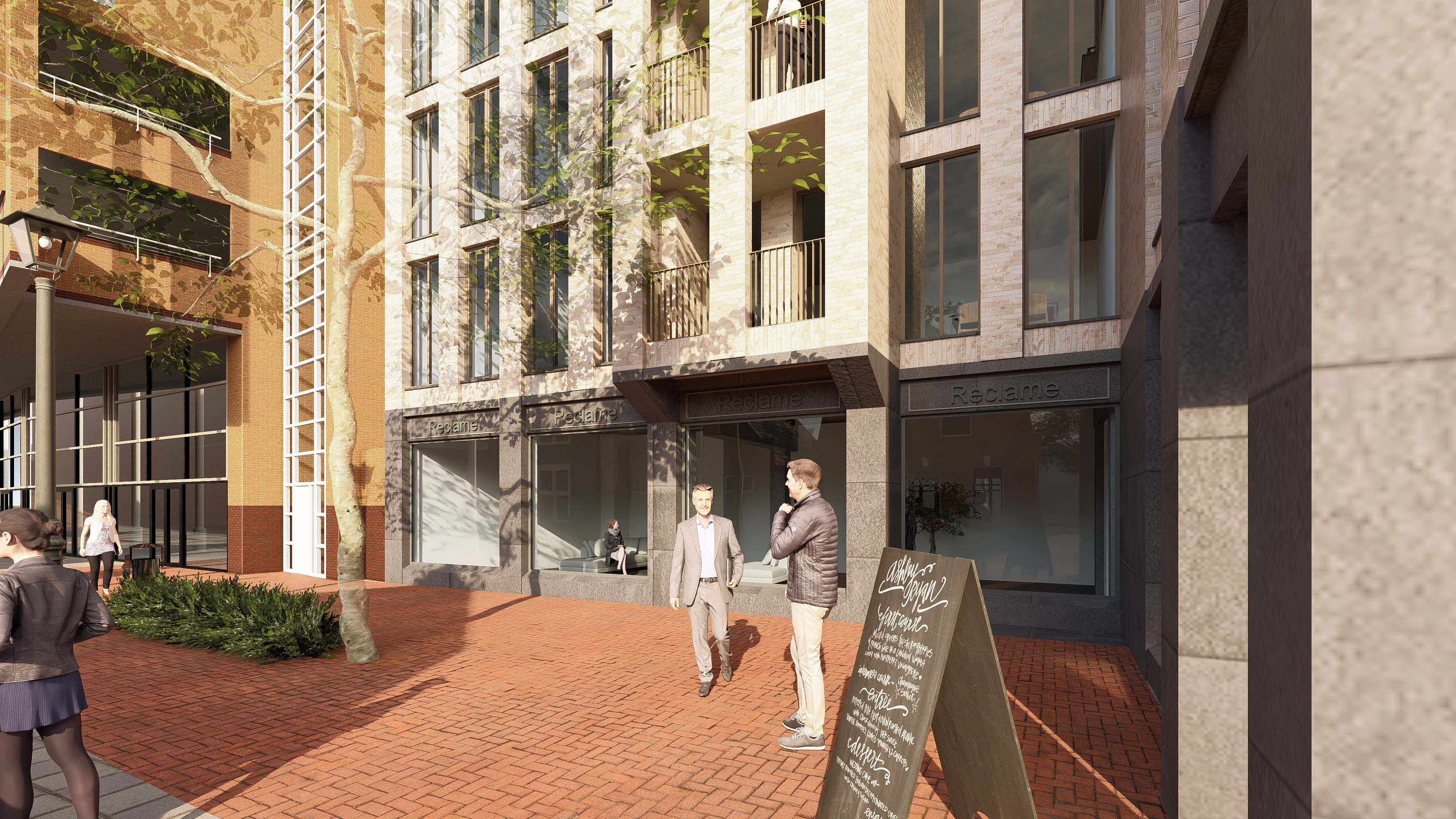 Entree appartementencomplex Hilversum